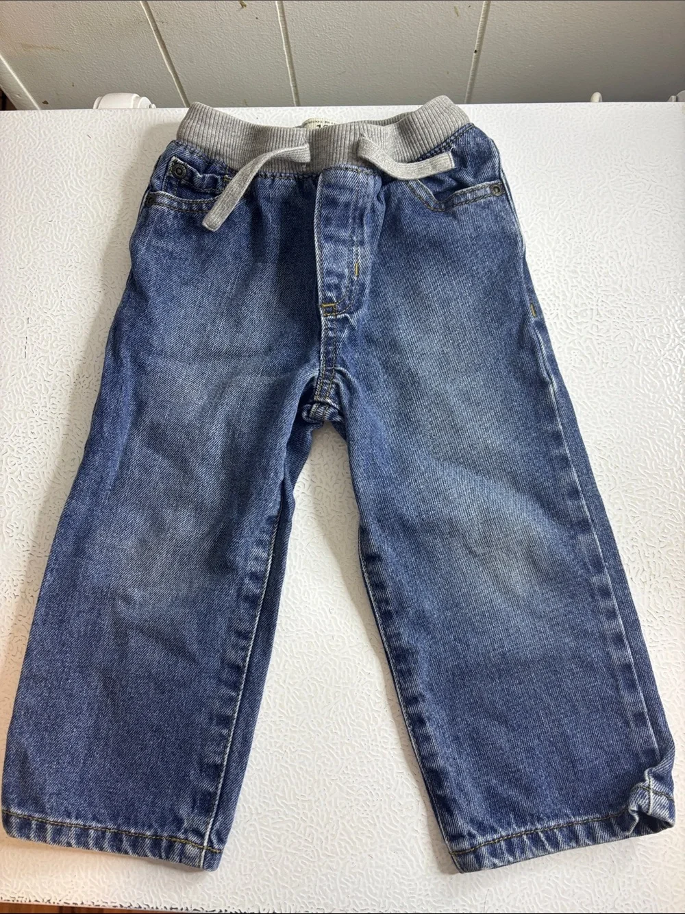500 -Kids Pull-On Blue Denim Jeans